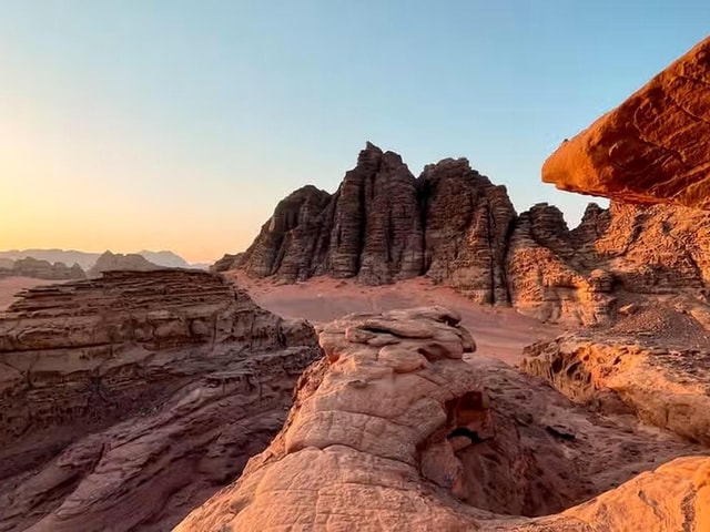 Wadi Rum Jabal Al-Hash Hike with sunset