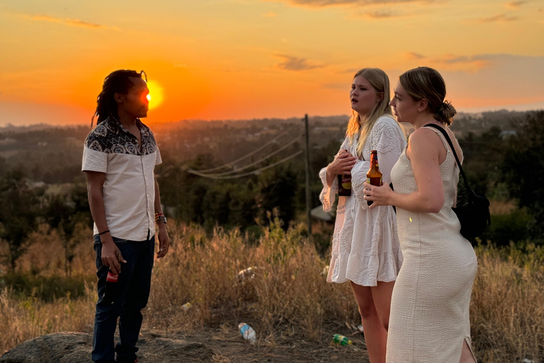 Moshi: Relaxamento ao pôr do sol com bebidas e traslado de ida e volta