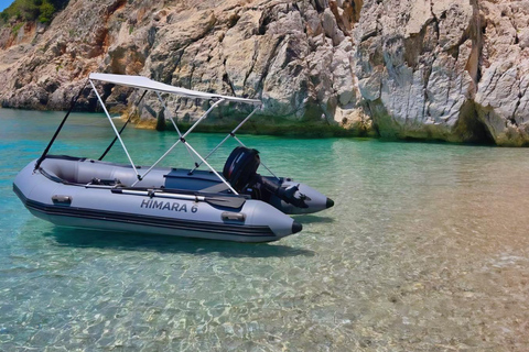 Himara: Self-Drive Boat Rental with Snorkeling Gear