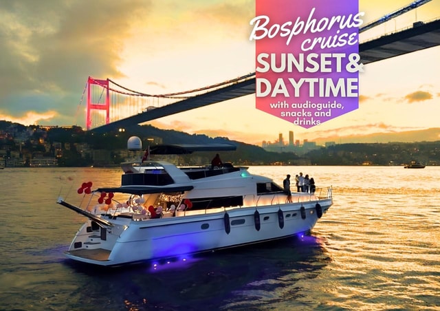 Istanbul: Sunset or Day Small-Group Yacht Cruise with Snacks