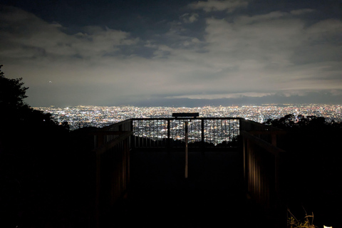 Osaka : visite nocturne du mont Ikoma avec la ligne d'horizon