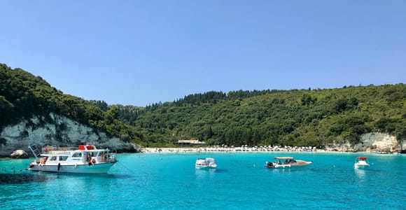 From Lefkimmi: Paxos, Antipaxos & Blue Caves Cruise