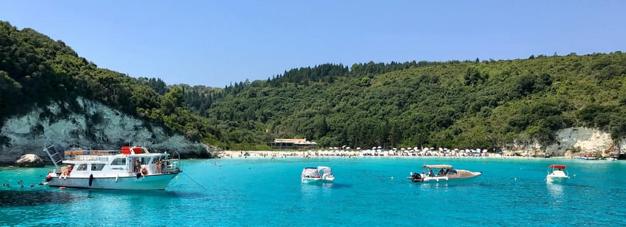 Au départ de Lefkimmi : Paxos, Antipaxos & Blue Caves Boat Tour