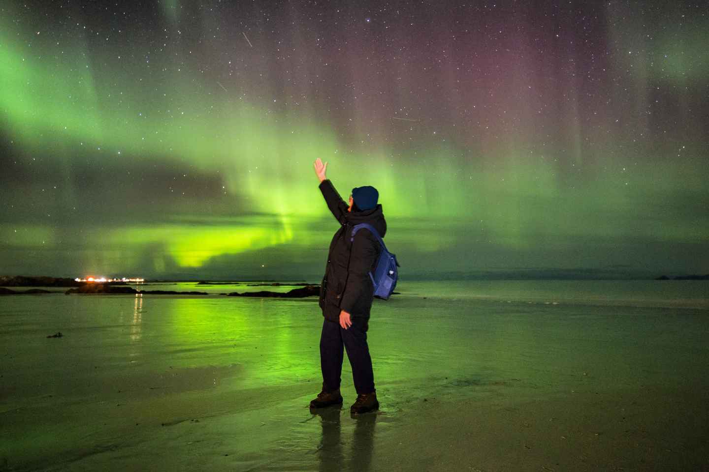 ロフォーテン諸島のオーロラ体験：北極光センター訪問