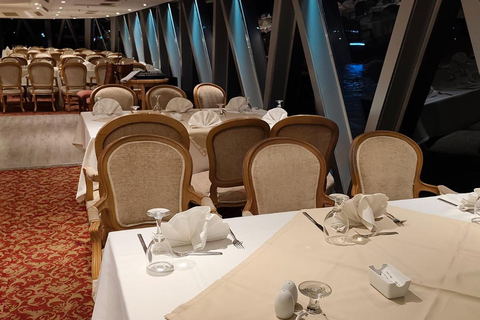 Cairo: Opal Nile Romantic Dinner Cruise & Live Entertainment Including Transfer (Pickup & Drop-off)