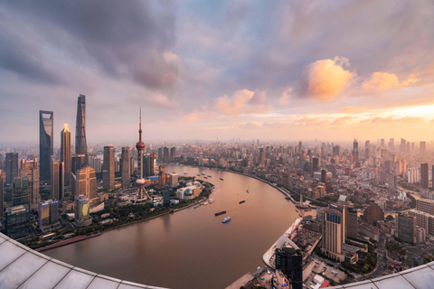 Shanghai City Nya och Gamla temaresa En dags höjdpunkter