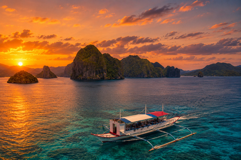 El Nido: Private Sunset Cruise in Bacuit Bay