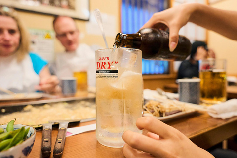 Tokyo: Asakusa Guided Food Tour with 12 Dishes & 3 Drinks