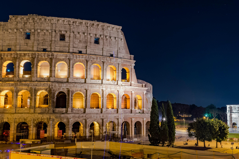 Rome: Colosseum Night Tour with Arena Floor Access