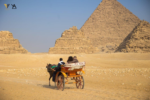 Pyramids of Giza and Sphinx and Egyptian Museum Private