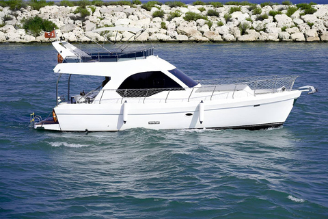 Antalya: Private Yacht Charter with Optional Gourmet Meal 4- Boat Trip with Gourmet Meal and Transfer