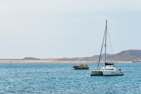 Vanuit Corralejo: retour per veerboot naar het eiland LobosTransfer met vervoer van en naar het hotel