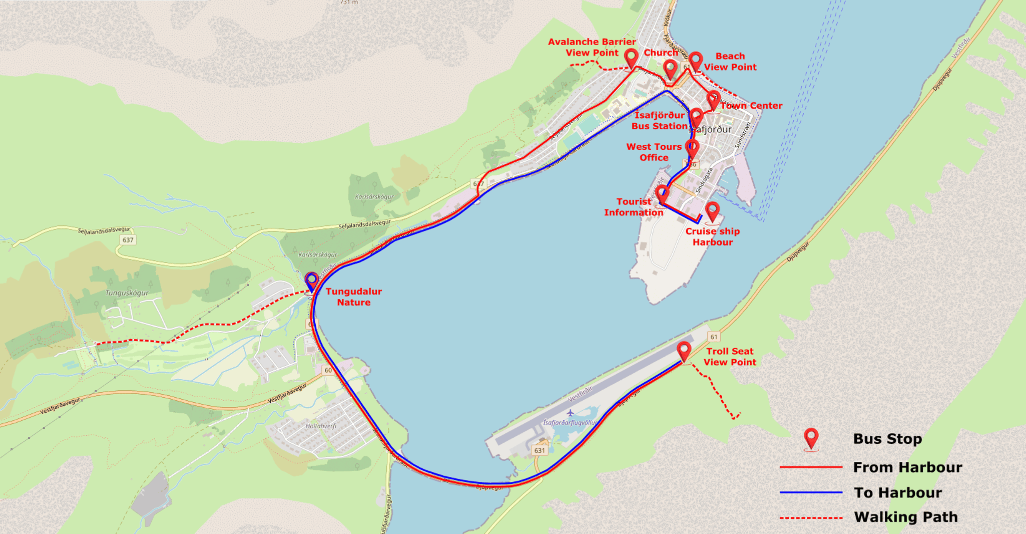 Isafjordur, Hop-on Hop-off Shuttle Bus Ticket - Housity