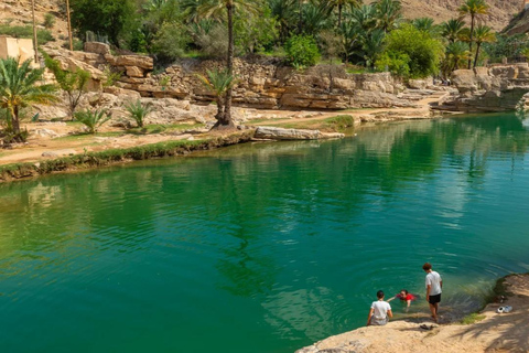 From Muscat: Shared Wadi Bani Khalid & Desert Sunset