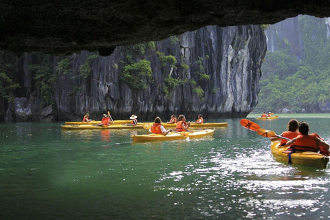 Hanoi/Hafen : 2-tägige Ha Long &amp; Lan Ha Bucht auf LuxuskreuzfahrtenLimousinenbus von Hanoi nach Ha Long