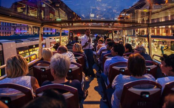 Berlin: Große Bus-Panorama-Abendtour mit Live-Guide