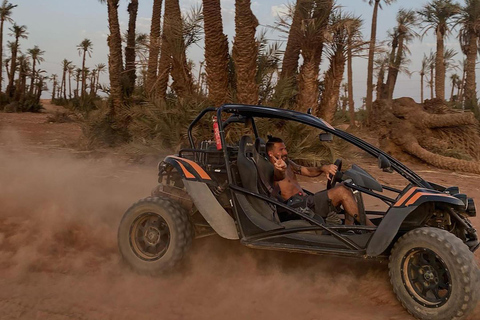 Marrakech : Mit dem Buggy durch die Wüste des Palmenhains fahren