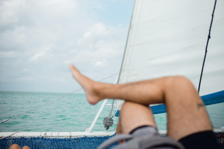 Croisière en catamaran d'une journée à l'île aux Cerfs avec déjeuner