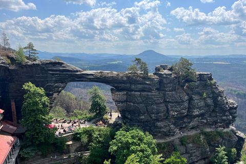 From Dresden: Highlights Day Tour Bohemian Saxon Switzerland Summer