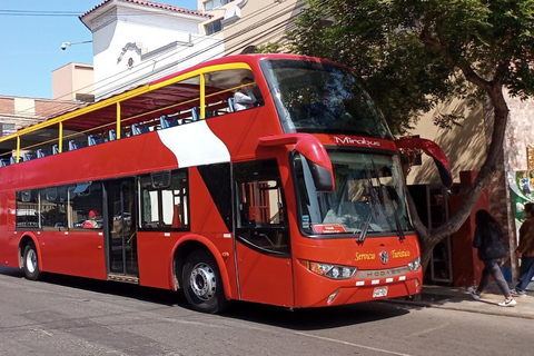 360° panoramic bus in Lima, History, Art.