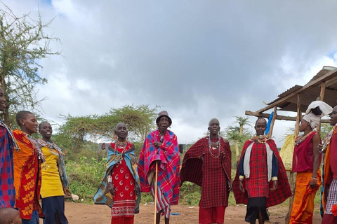 Visite d&#039;un village masaï avec accueil traditionnel