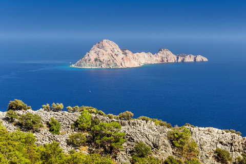 De Antalya ou Side: Passeio de barco pela ilha de Suluada com almoçoViagem lateral