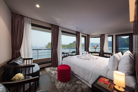 Vanuit Hanoi: Bezoek Ha Long Bay 3 dagen met een 5-sterren cruiseGroepsreis