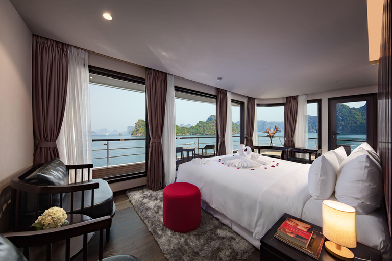 Vanuit Hanoi: Bezoek Ha Long Bay 3 dagen met een 5-sterren cruiseGroepsreis