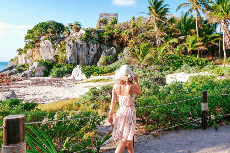 Tulum: Begeleide Maya-ruïnes Tour met vervoer en Caribisch uitzicht