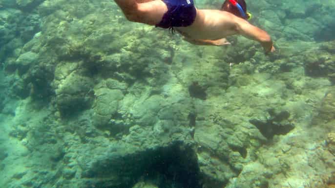 Polis: Passeio de barco pela Lagoa Azul com excursão de autocarro a partir de Paphos