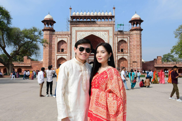 Agra: Marble Inlay Workshop, Food Walk, & Taj View