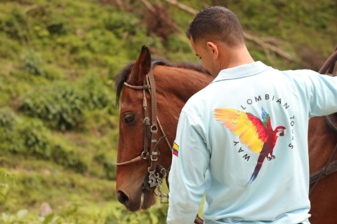 Paardrijden in de prachtige bergen van Medellin
