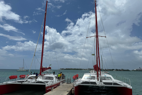 Montego Bay: Crucero privado en catamarán con snorkel