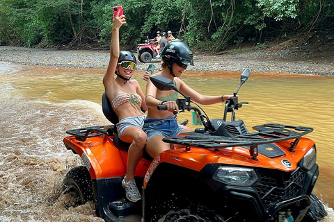 Costa Rica: ATV Adventure with Waterfall and Beach Stops Double ATV