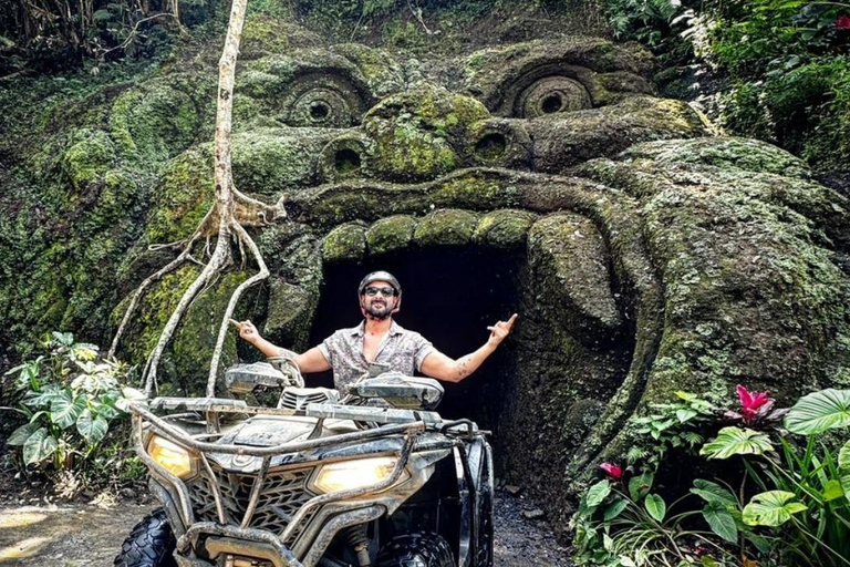 Bali: Waterval Gorilla Grot ATV Tocht en Ubud Rafting TochtSolo 250cc, Gorilla Grot ATV &amp; Ayung Rafting - Geen Transfers