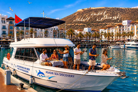 Agadir: Half-Day Boat Trip with BBQ Lunch and Fishing