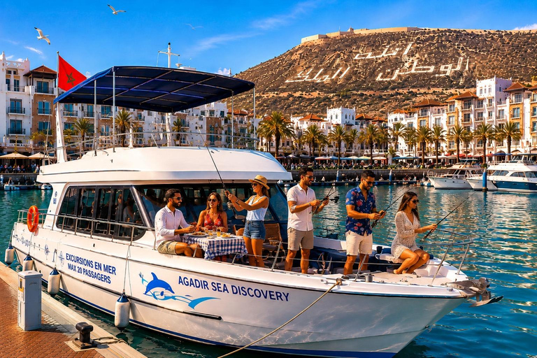 Agadir: Half-Day Boat Trip with BBQ Lunch and Fishing