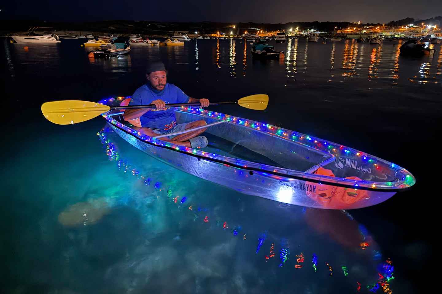Malta: Illuminated Night Kayak Tour - Glow In The Dark