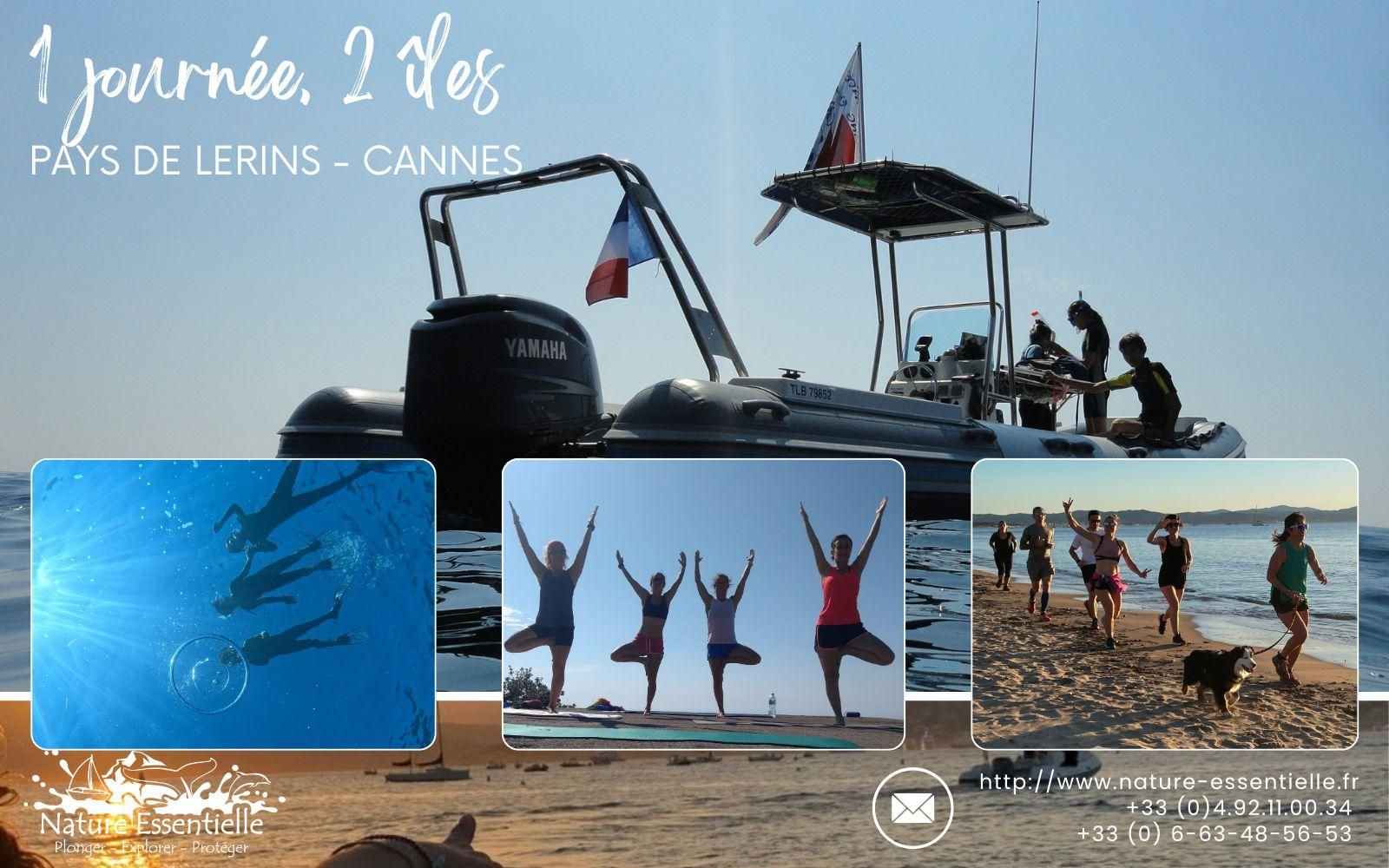 Ein Tag auf den Lérins-Inseln: Schnorcheln, Yoga & Laufen