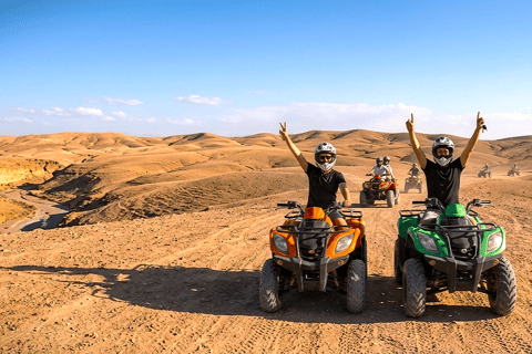Marrakech to Agafay: Sunset, Quad, Camel & Dinner, Fire show Marrakech: Agafay Desert, Sunset Quad, Camel & Dinner.