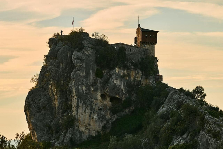 From Durres/Tirana: Zip Line, Petrela Castle, and Waterfall