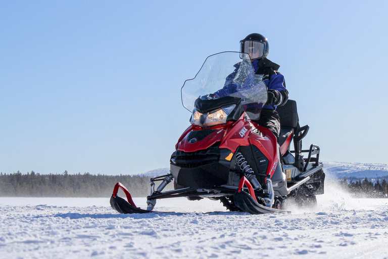 Levi: 3 Hour Snowmobile Safari Around Levi with Coffee Break