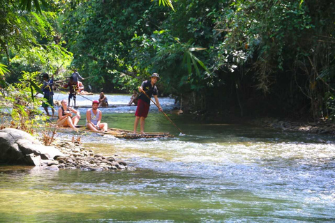 Khao Lak: Forsränning, elefantbad och tur till havssköldpaddscenterPrivat tur