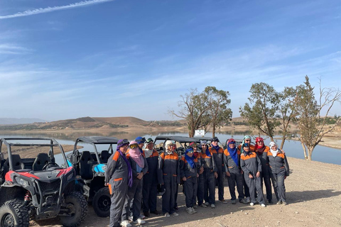 Marrakesz: Agafay Desert Dinner Show, przejażdżka na wielbłądzie, 1-godz. Buggy