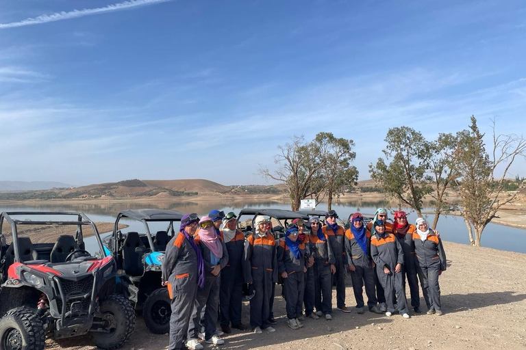 Marrakesz: Agafay Desert Dinner Show, przejażdżka na wielbłądzie, 1-godz. Buggy