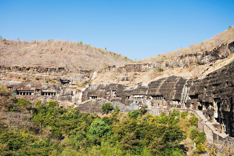 Mumbai to Ajanta & Ellora : Day Tour with Flights Included Private Tour Package with Transport, English Guide & Flight.