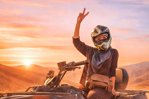 Marrakech to Agafay: Sunset, Quad, Camel & Dinner, Fire show