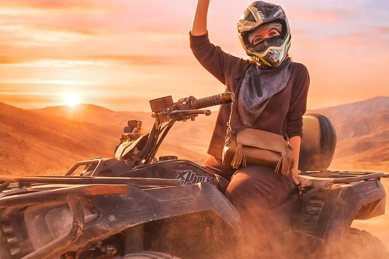 Marrakech to Agafay: Sunset, Quad, Camel & Dinner, Fire show