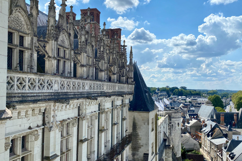 3 Loire Castles Live Guided Small group by Mercedes minivan