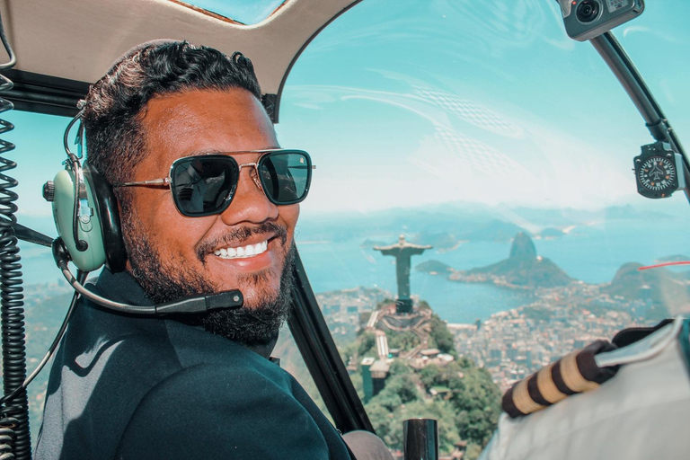 Rio de Janeiro: Passeio de helicóptero pelo Cristo Redentor Tour Compartilhado de 20 minutos